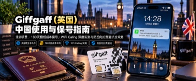Giffgaff (英国) 中国使用与保号指南：漫游资费、180天极低成本保号、WiFi Calling 深度实测与防反向扣费避坑全攻略