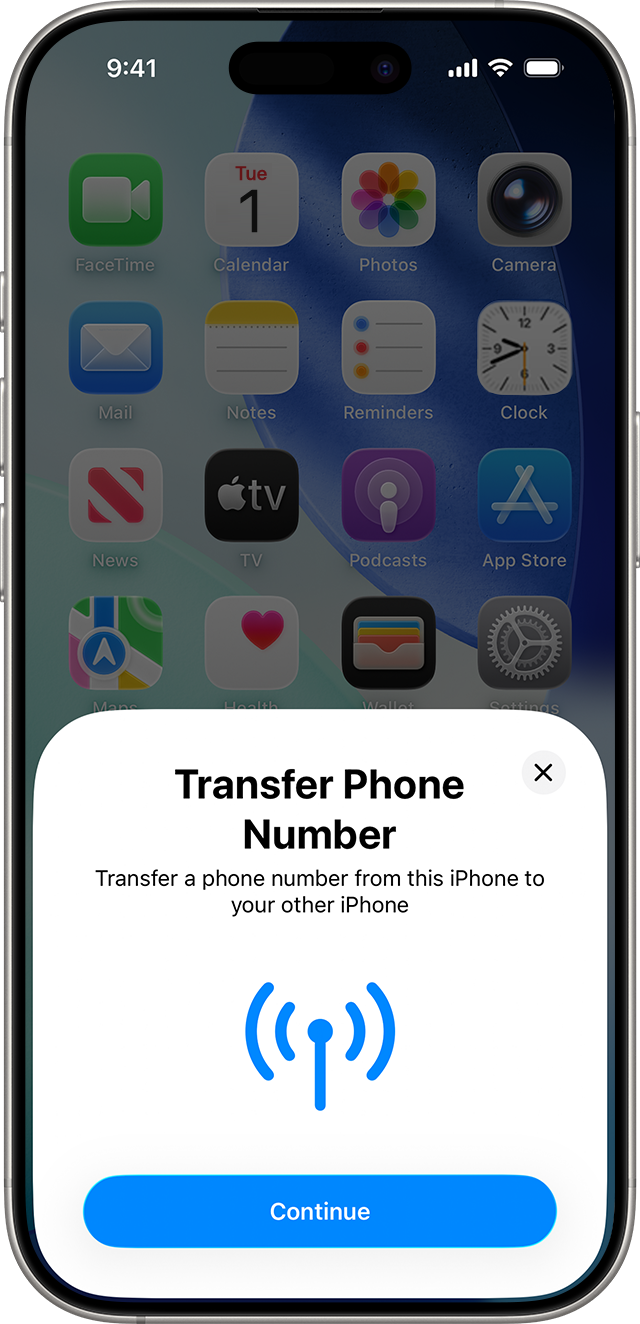 附近iPhone弹出号码传输卡片