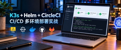 K3s + Helm + CircleCI 实战：从 GitHub/GitLab 导入项目到 Docker Hub 多环境部署