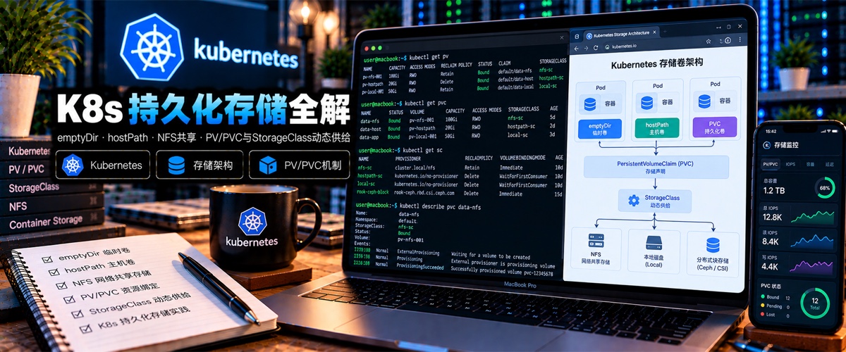 k8s 持久化存储-常见的存储卷介绍