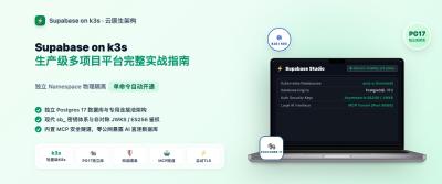 Supabase on k3s 生产级多项目平台完整实战指南